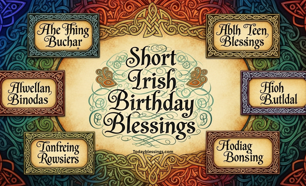 short Irish birthday blessings
