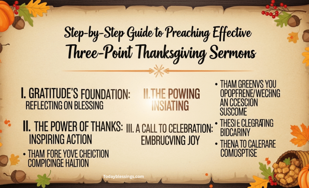 Step-by-Step Guide to Preaching Effective Three-Point Thanksgiving Sermons