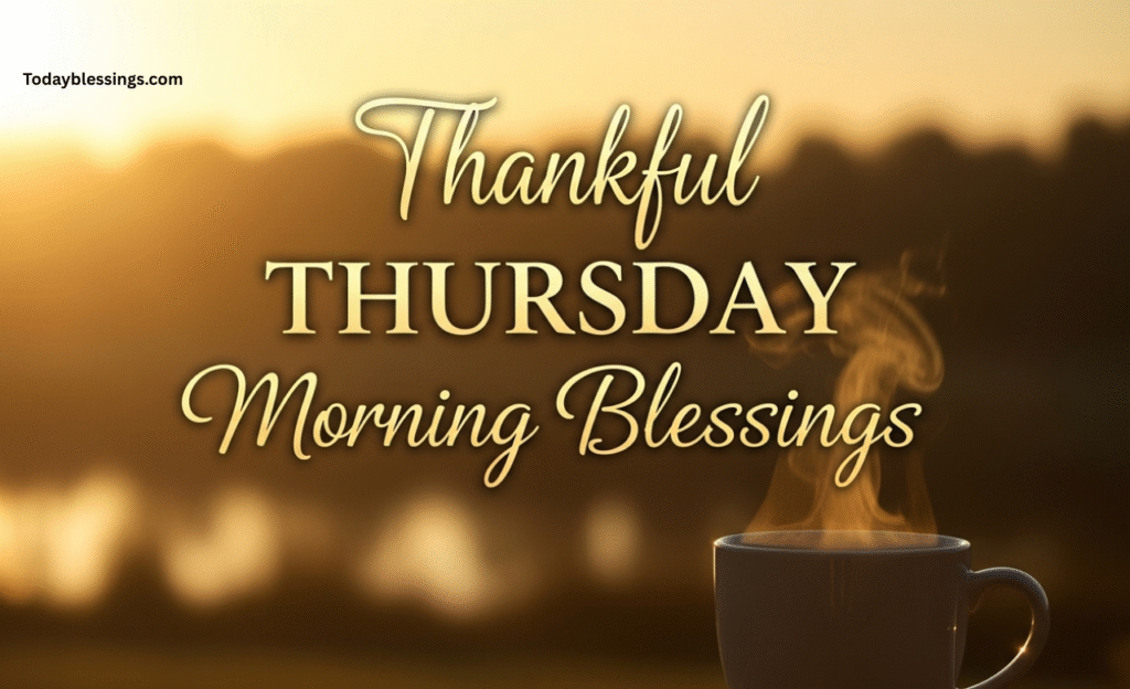 Thankful Thursday Morning Blessings