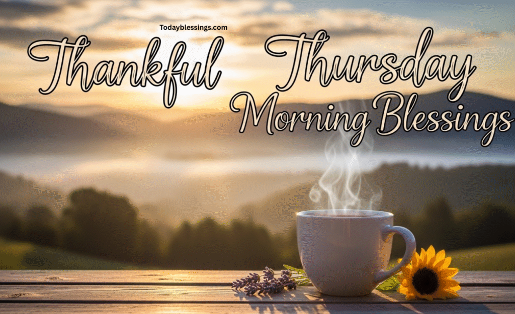 Thankful Thursday Morning Blessings