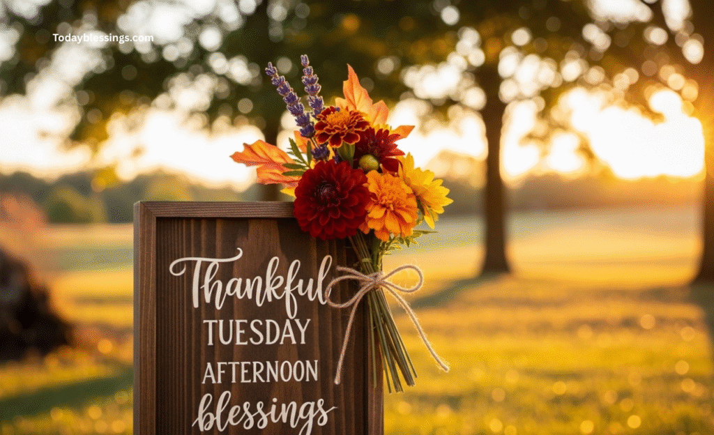 Thankful Tuesday afternoon blessings