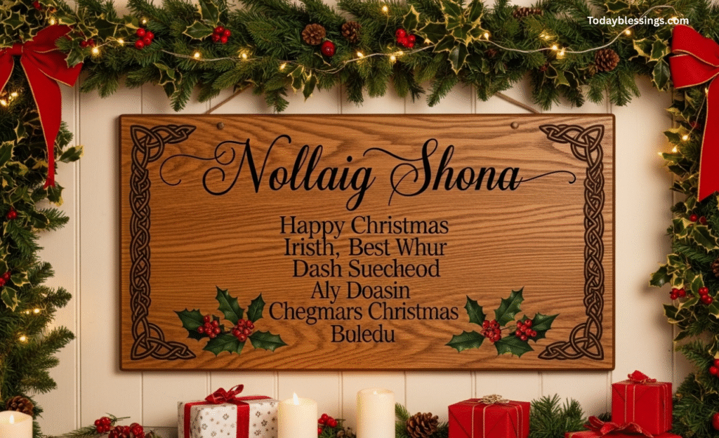 traditional Irish Christmas blessings for family