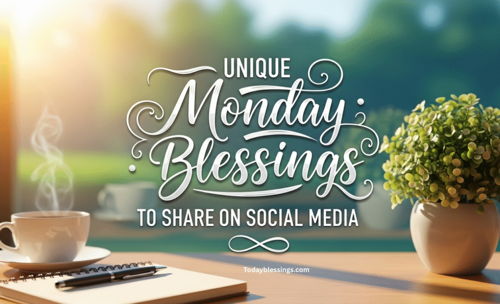 Unique Monday Blessings to Share on Social Media