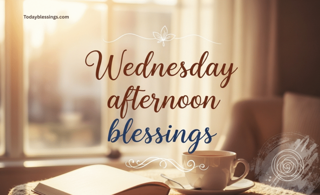 Wednesday afternoon blessings