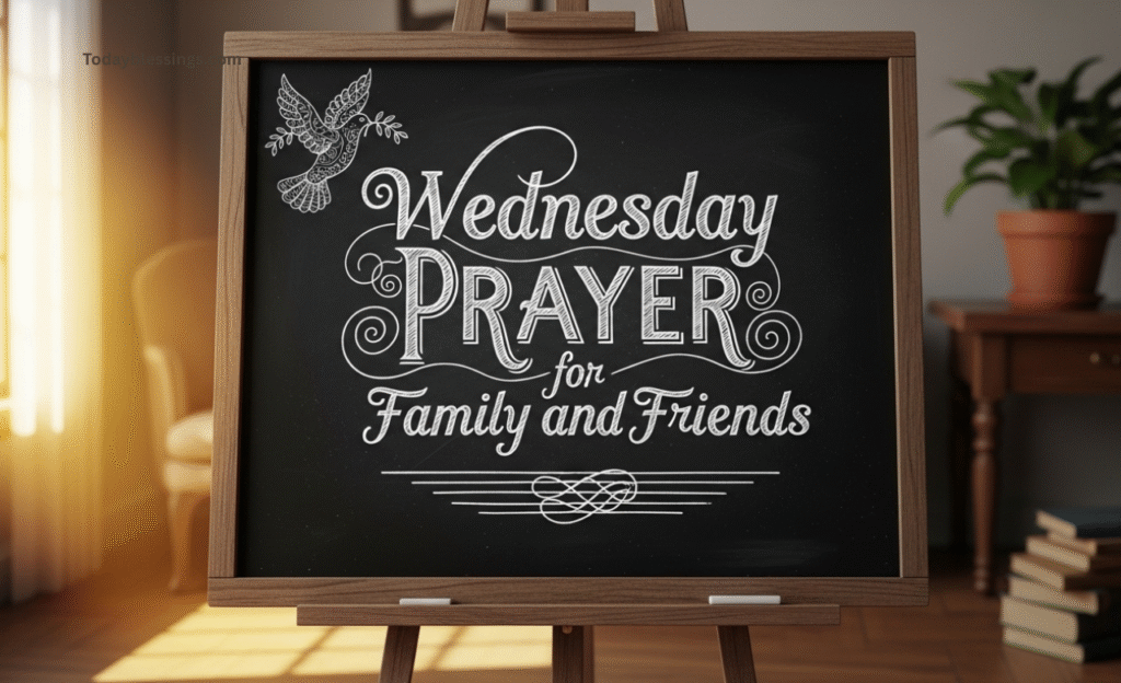 Wednesday prayer for family and friends