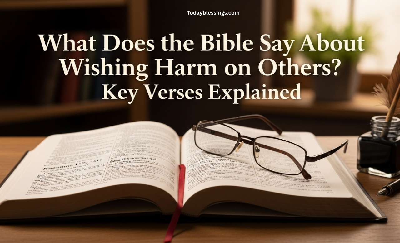 What Does the Bible Say About Wishing Harm on Others? Key Verses Explained