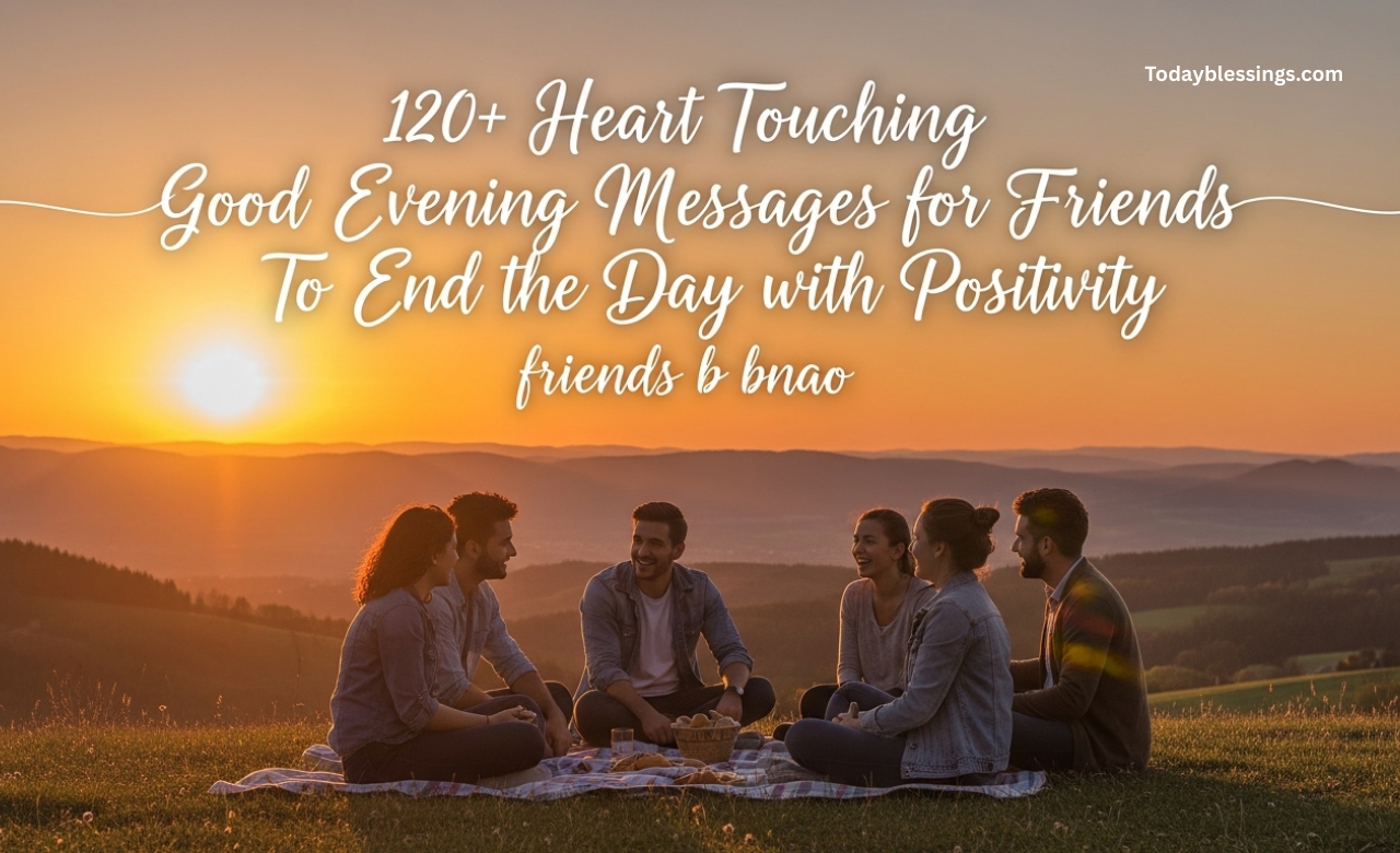 120+ Heart Touching Good Evening Messages for Friends to End the Day with Positivity
