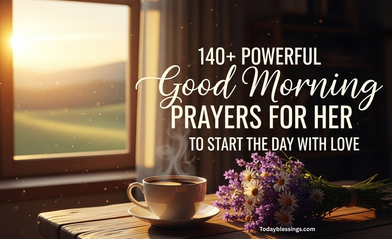 140+ Powerful Good Morning Prayers for Her to Start the Day with Love