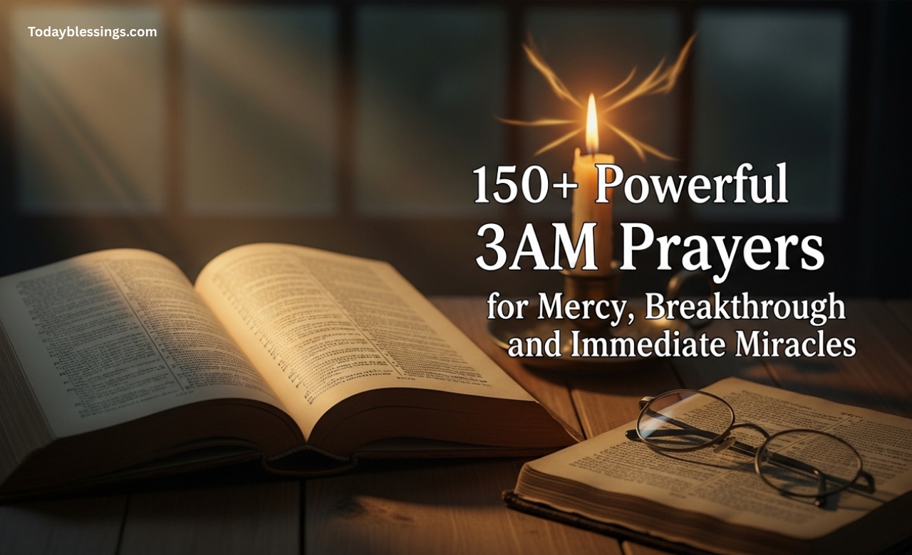 150+ Powerful 3AM Prayers for Mercy, Breakthrough and Immediate Miracles