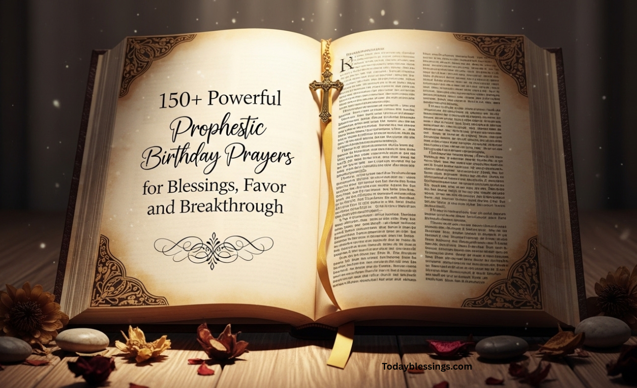 150+ Powerful Prophetic Birthday Prayers for Blessings, Favor and Breakthrough