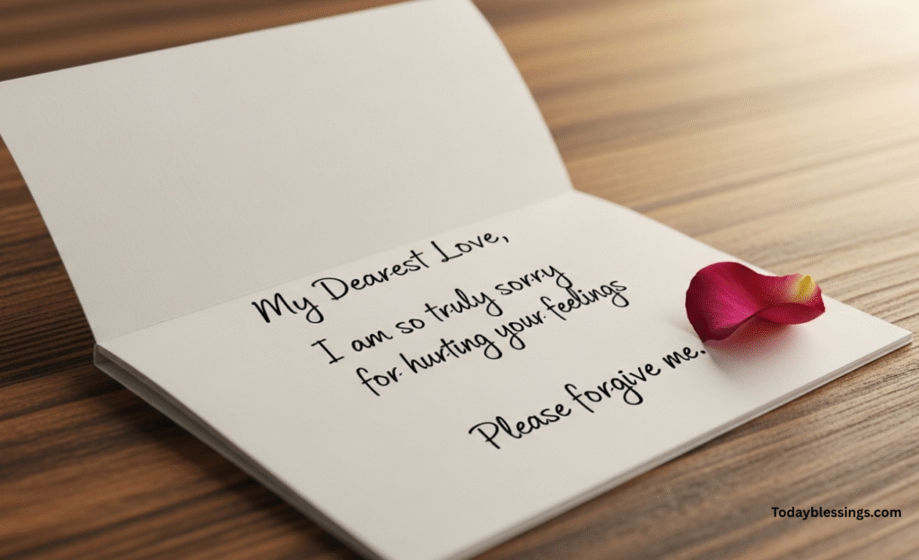 Apology Messages for Hurting Your Partner’s Feelings