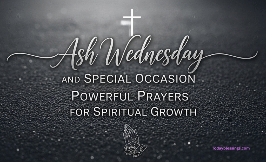 Ash Wednesday and Special Occasion Powerful Prayers for Spiritual Growth