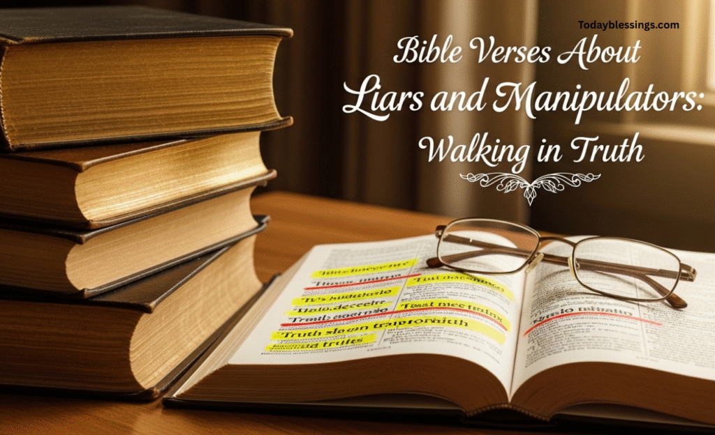 Bible Verses About Liars and Manipulators: Walking in Truth