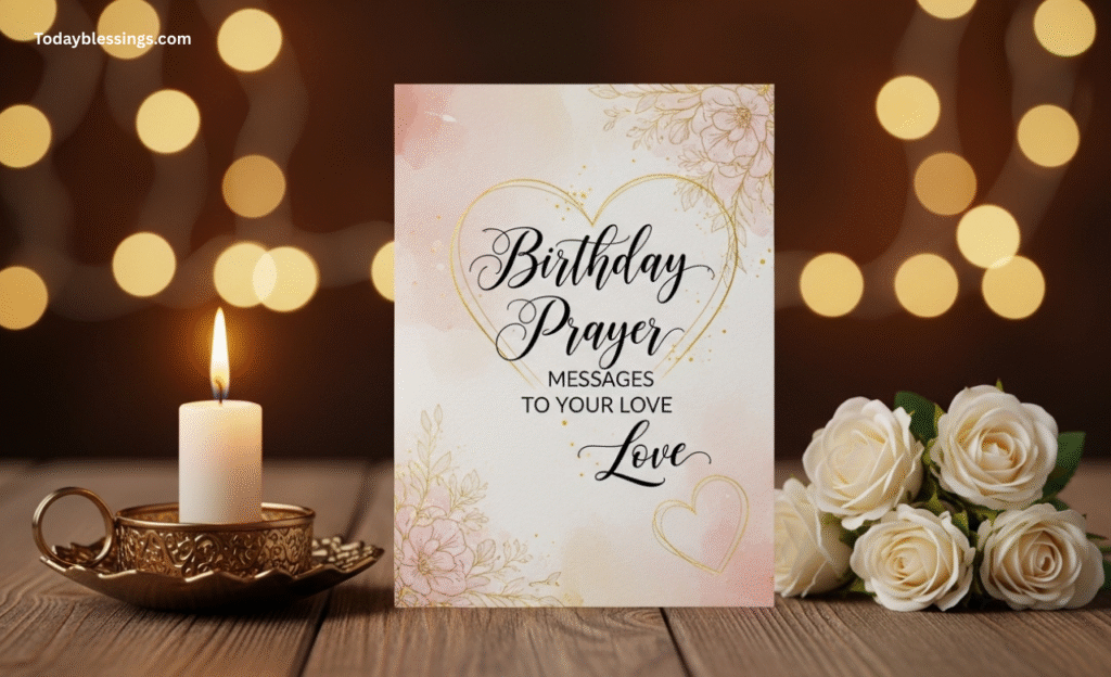 Birthday Prayer Messages to Your Love