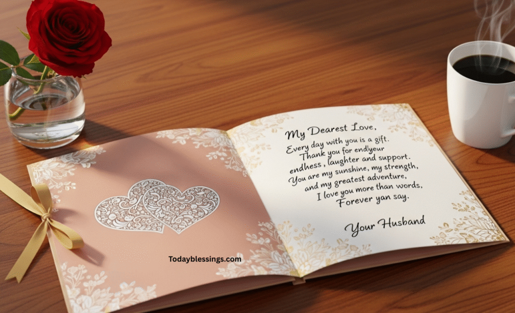 Caring messages for wife