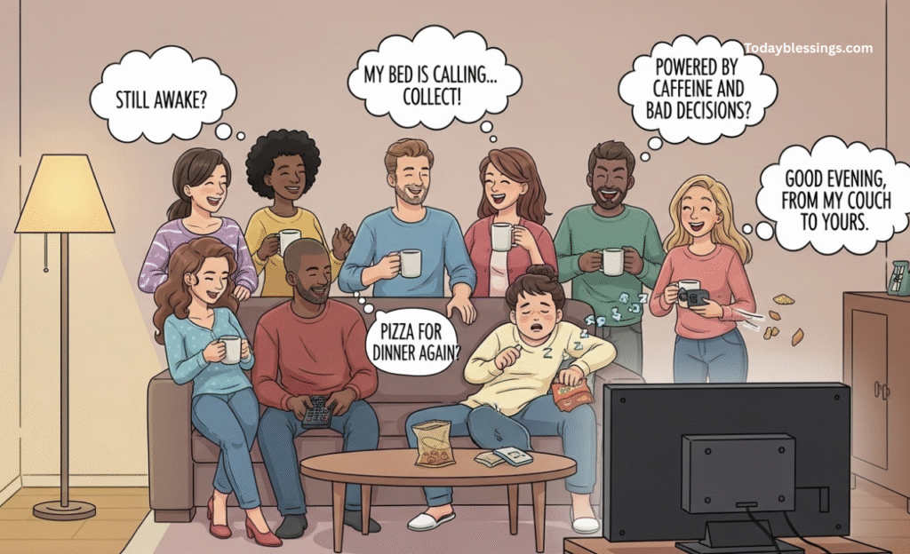 Funny Good Evening Messages for Friends