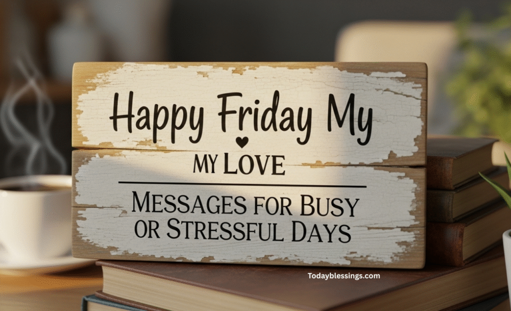 Happy Friday My Love Messages for Busy or Stressful Days