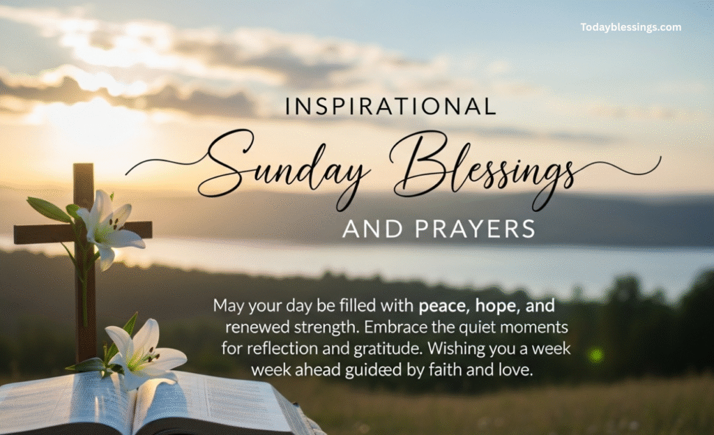 Inspirational Sunday Blessings and Prayers