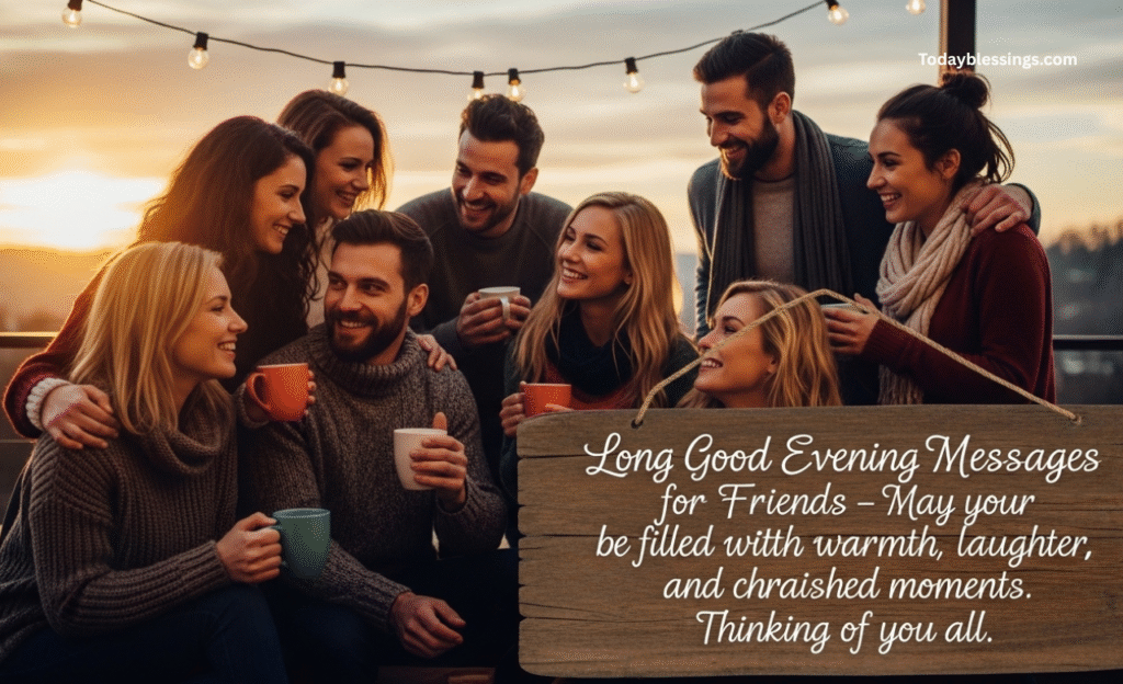 Long Good Evening Messages for Friends
