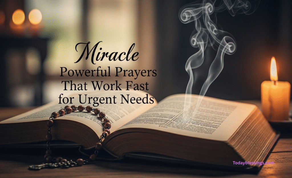 Miracle Powerful Prayers That Work Fast for Urgent Needs