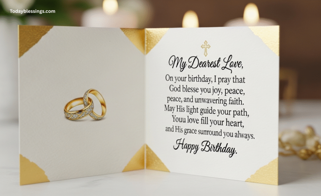 Short Birthday Prayer Messages for My Love