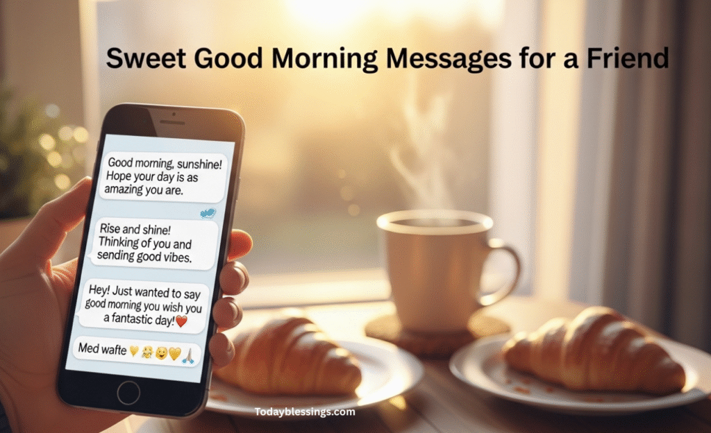 Sweet Good Morning Messages for a Friend