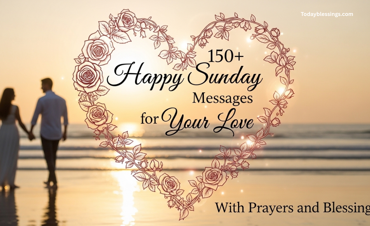 150+ Happy Sunday Messages for Your Love With Prayers and Blessings