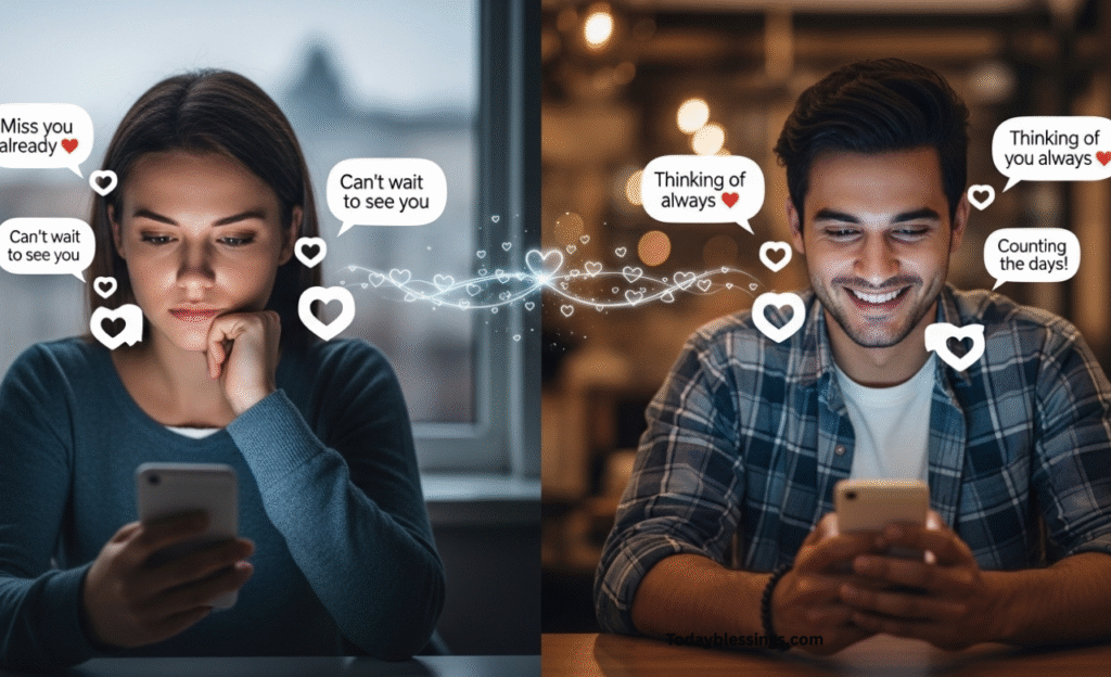 long-distance love messages