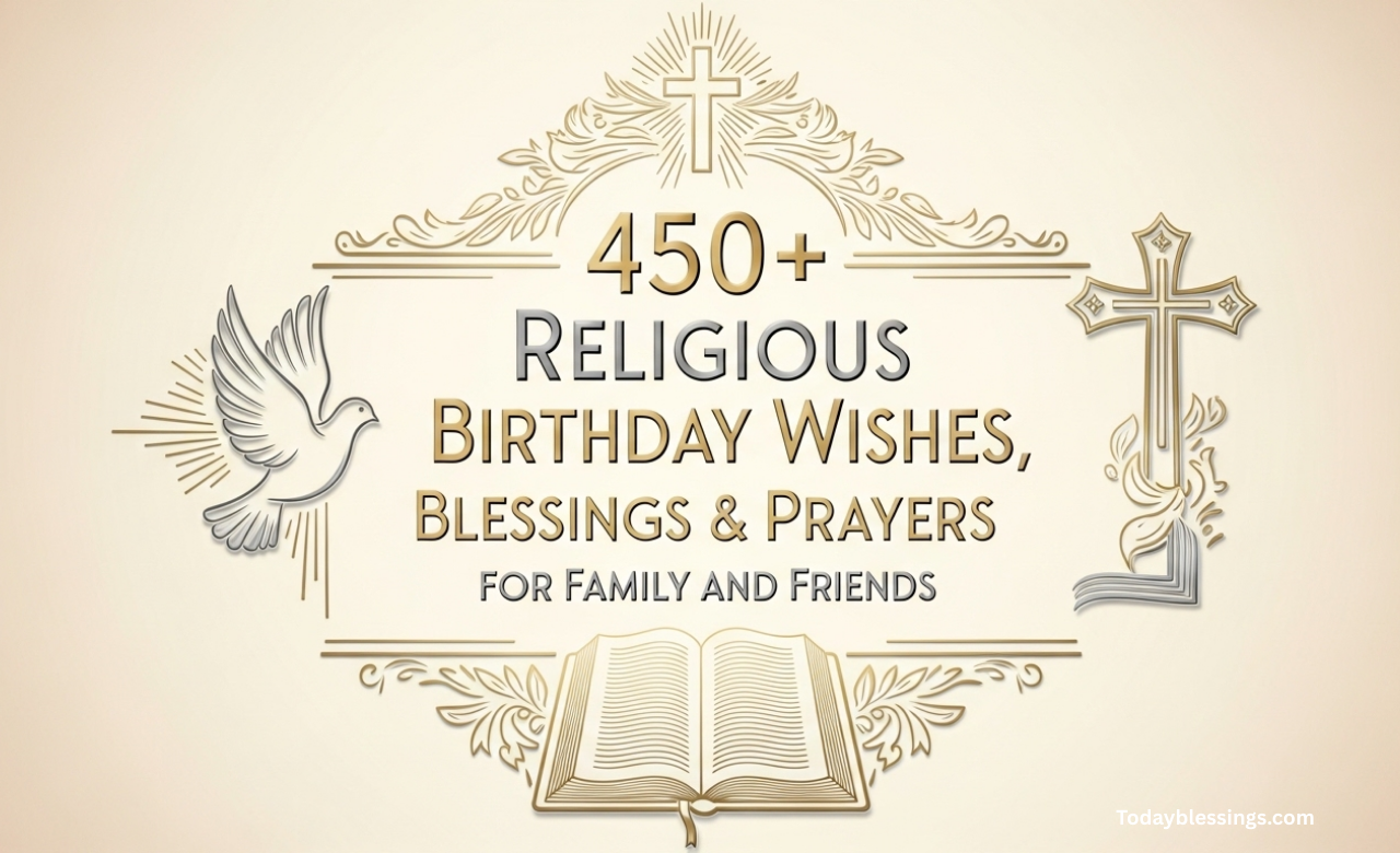450+ Religious Birthday Wishes, Blessings & Prayers for Family and Friends