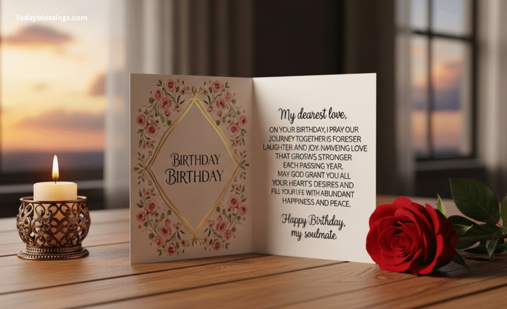 Romantic Birthday Prayer Messages for My Love