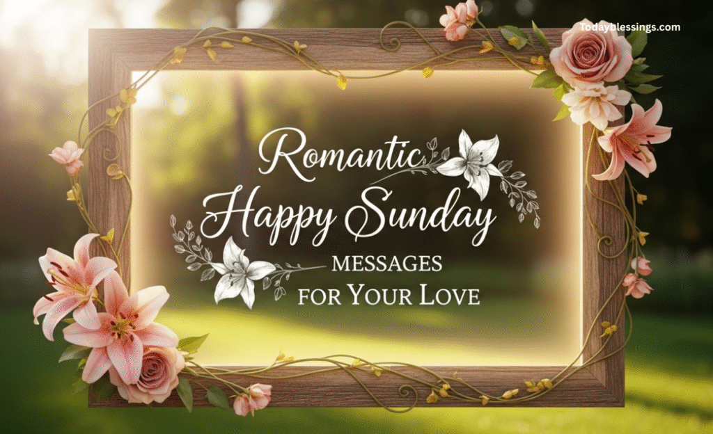 Romantic Happy Sunday Messages for Your Love