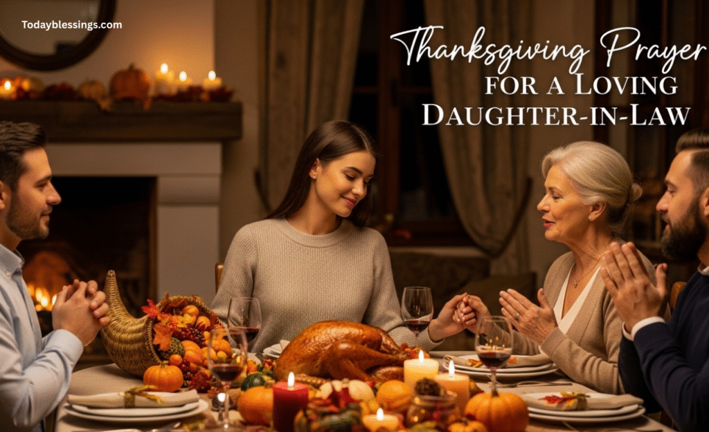 Thanksgiving Prayer for a Loving Daughter-in-Law