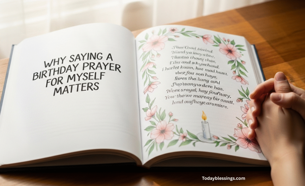 Why Saying a Birthday Prayer for Myself Matters